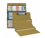 WhiteCoat Clipboard® Trifold - Tactical Brown Critical Care Edition